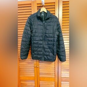 St JOH ” S BAY black Down/Feather Puffer Jacket, Men’s Small  SIZE